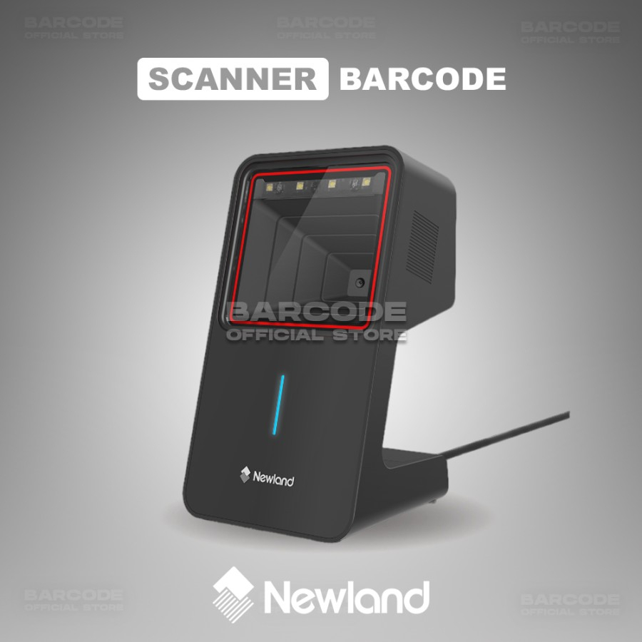 Newland FR-4270 Scanner Barcode Duduk 1D 2D Imager IP52 Scan Barang Ritel Swalayan Supermarket