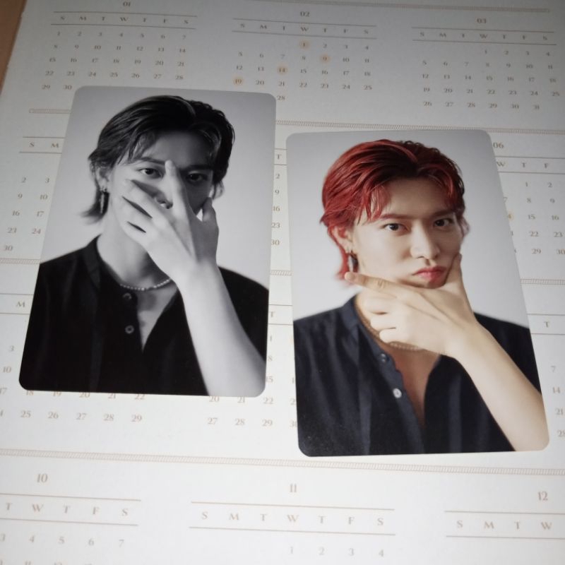 ready photocard yuta bnw set dicon 101 nct 127
