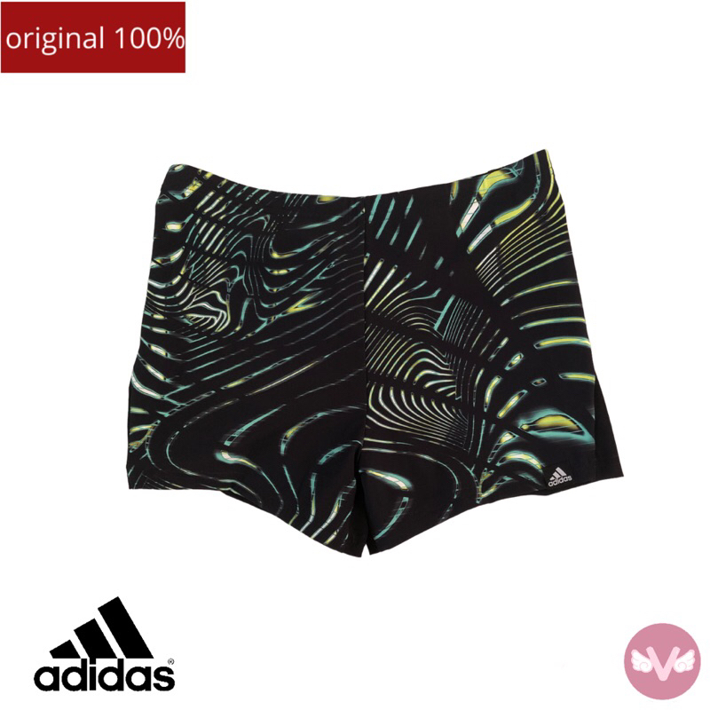 Adidas Souleaf tech Swimshort Celana Renang Black Green Celana Renang Pendek Adidas Pria Celana Rena
