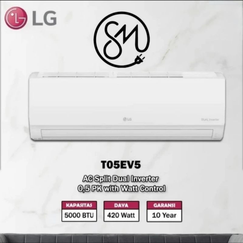 AC LG 1/2 PK T05EV5 0,5 Dual Cool Inverter