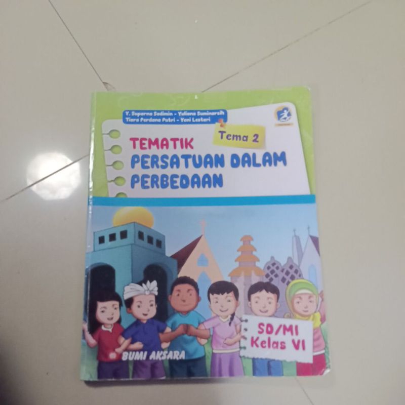 

Tematik kls 6 tema 2 (persatuan dlm perbedaan)