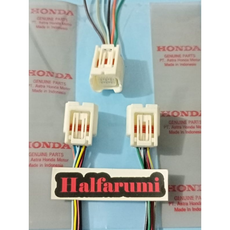 soket saklar / holder kanan 6 pin female ( cwe) new vario 125 ISS, new vario 150