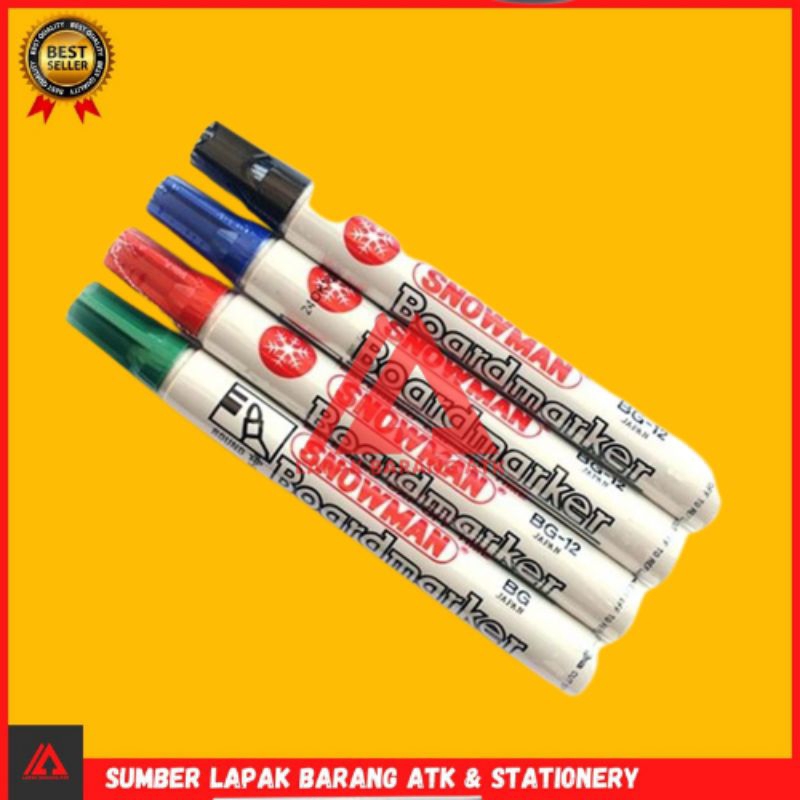 

Snowman Spidol Whiteboard Berkualitas Harga 1 pcs