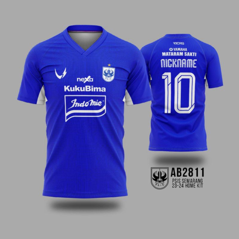 Baju Jersey Sepakbola Futsal PSIS Semarang Season 2023/2024- Home - 3rd - freecustom