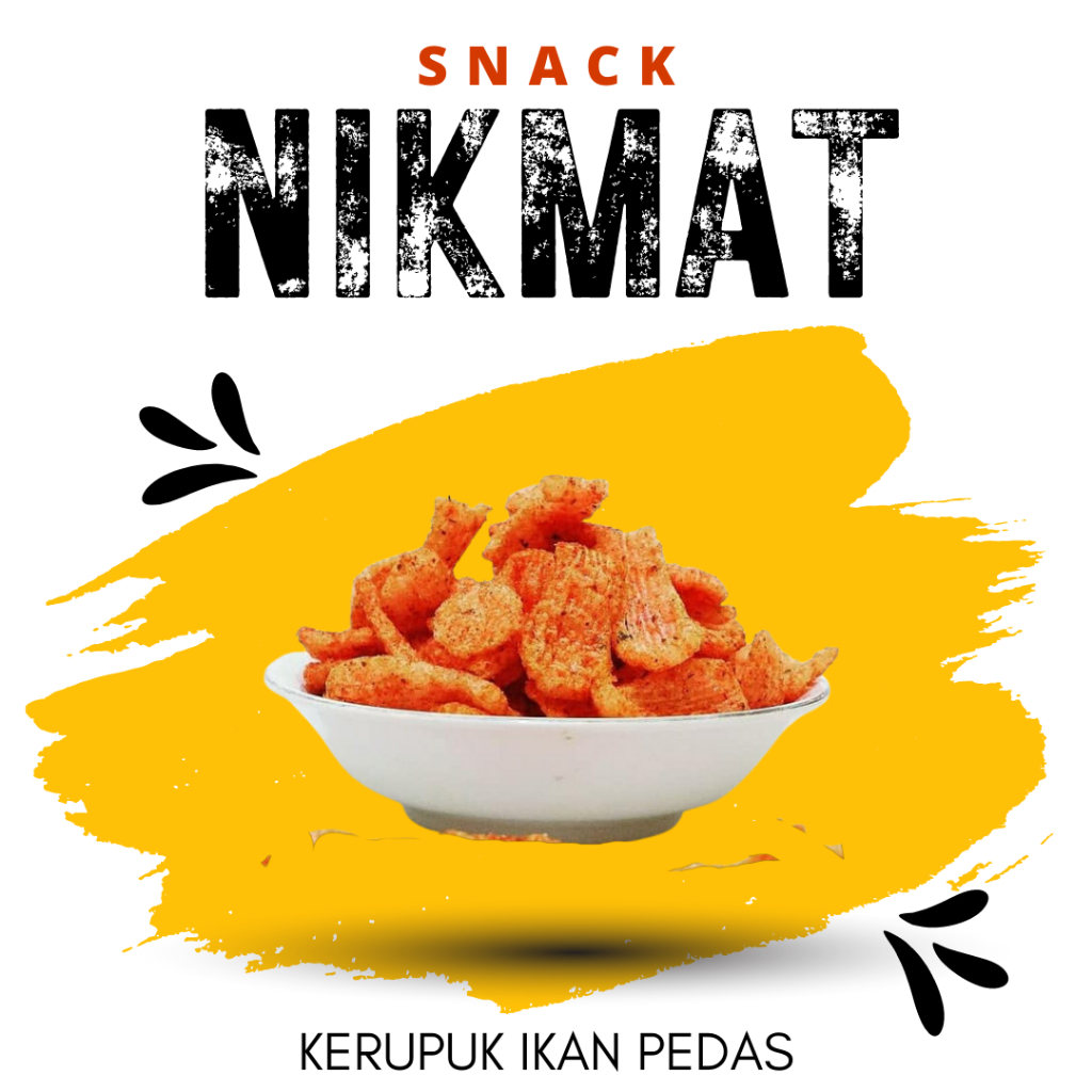 

[SNACK NIKMAT] Kerupuk Ikan Pedas / Kerupuk Pedas / Snack Ringan Pedas / Camilan Pedas Asin