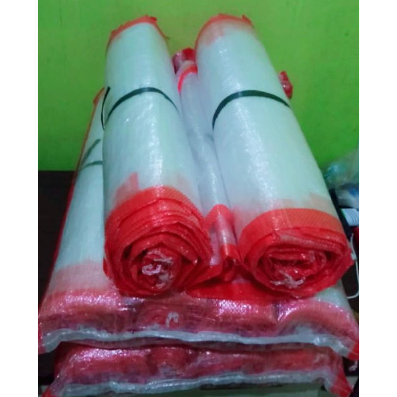 Karung bekas beras ukuran 25 kg - 90% layak pakai ukuran 45×75m 20 Lembar