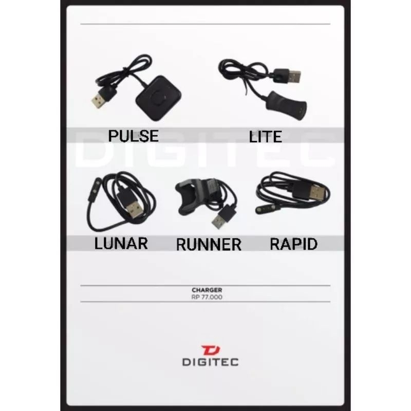 (COD) NC96 KABEL CHARGER SERI SW LUNAR/SW RUNNER/SW LITE DIGITEC ORIGINAL 100%