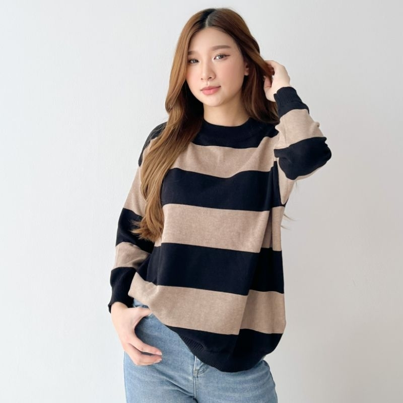 SWEATER RAJUT EIRA OVERSIZE/ATASAN RAJUT WANITA POLET BLASTER TERBARU