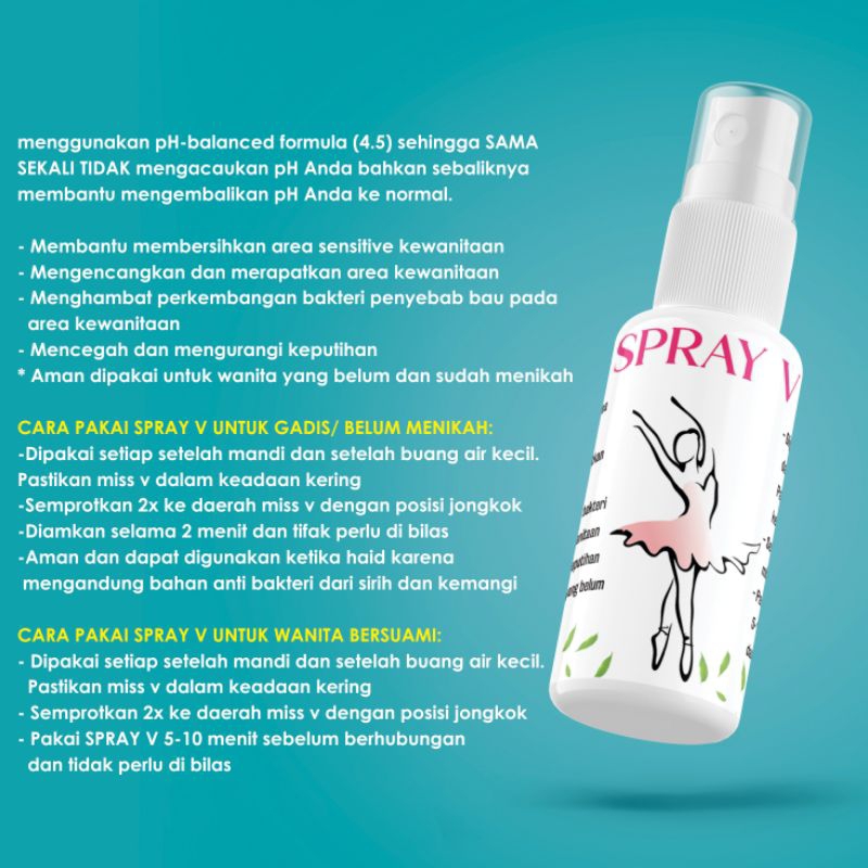 SPRAY V MANJAKANI / SPRAY VAGINA / SPRAY V