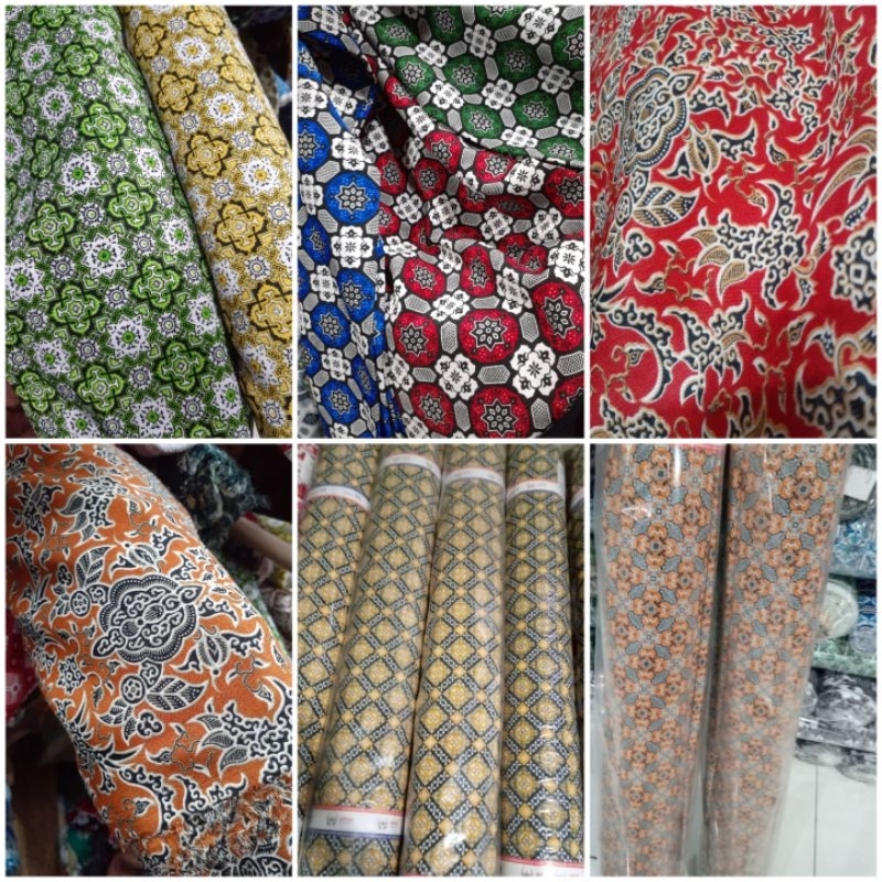 KAIN / BAHAN BATIK TEXTILE METERAN, BESWAY, SERAGAM SEKOLAH BATIK