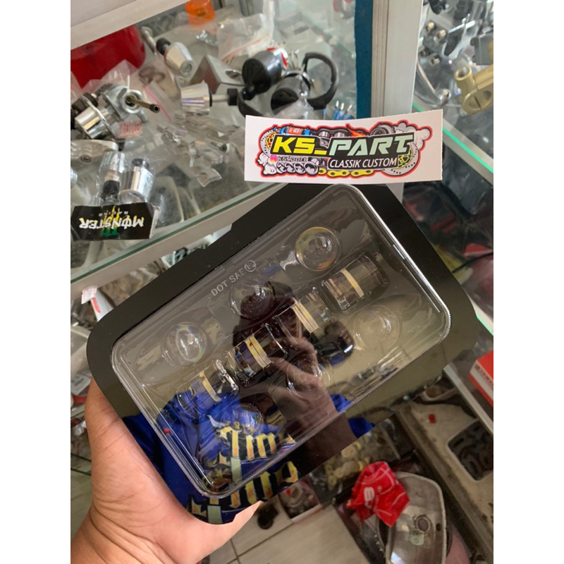 LAMPU DAYMAKER 10 MATA RX KING 5T5 SET AKRILIK