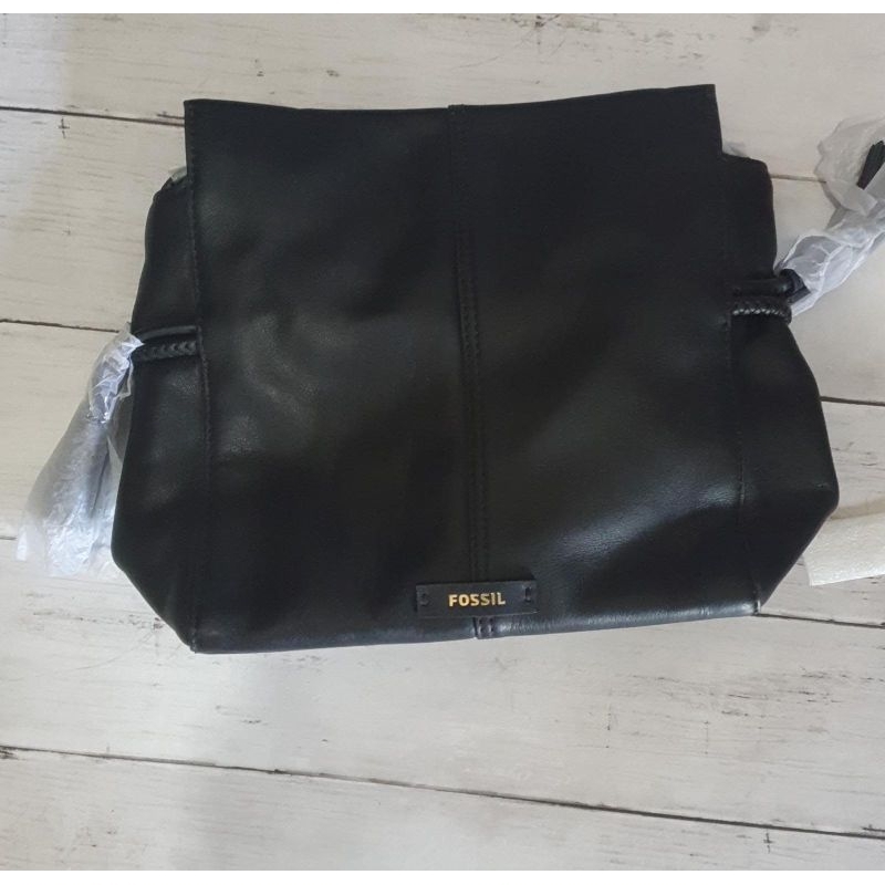 Rayna Drawstring Crossbody Black