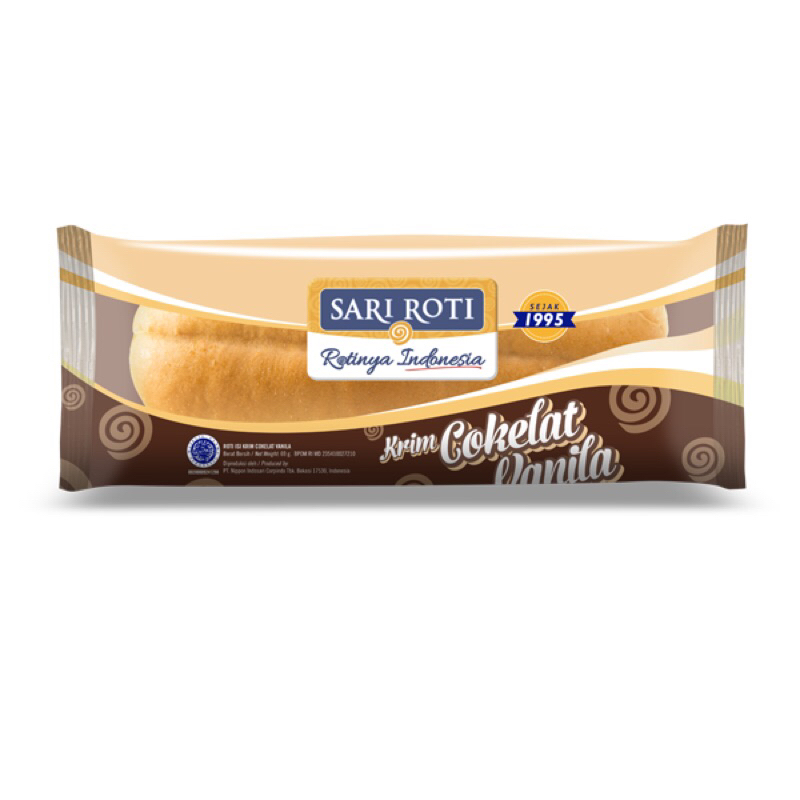 

SARI ROTI KRIM COKLAT VANILLA