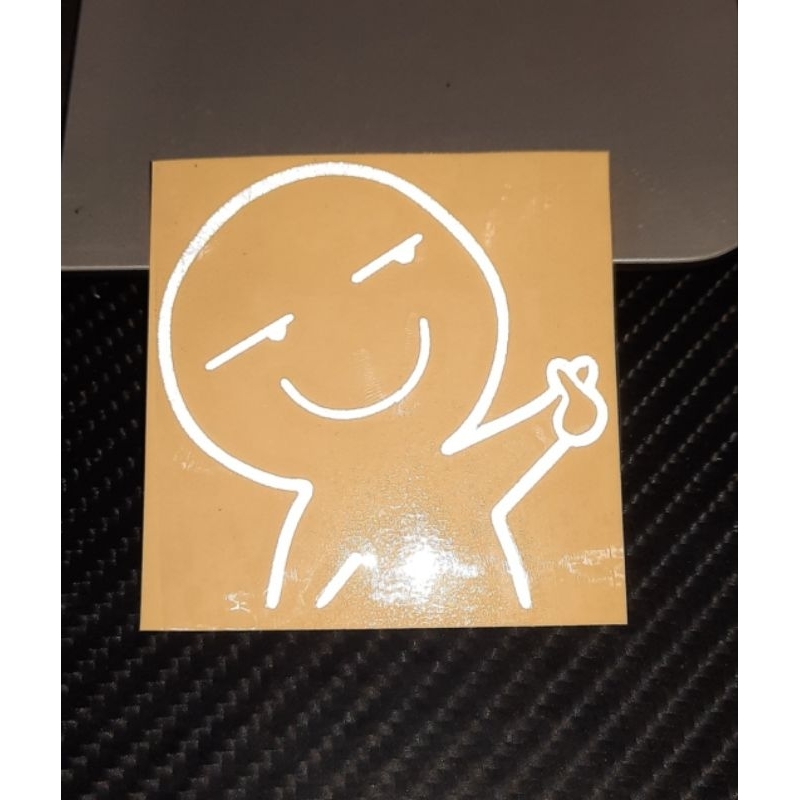 stiker love you unik