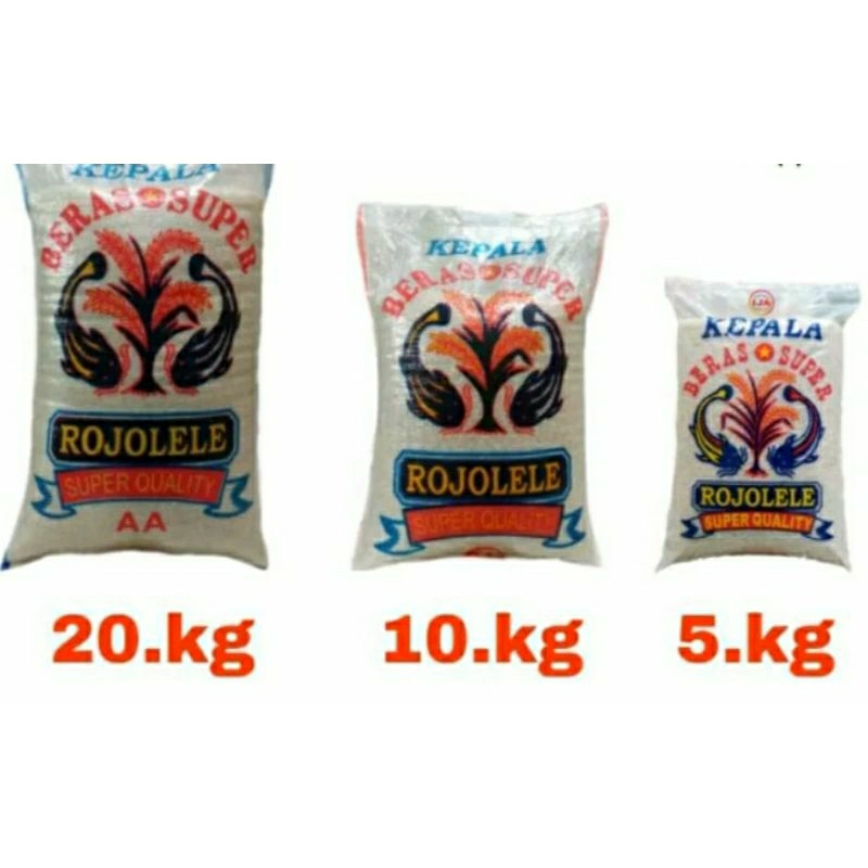 

ROJOLELE beras SLYP kualitas premium berat 10kg
