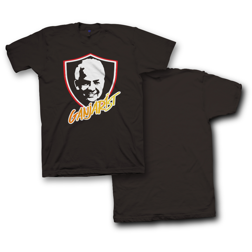 Kaos Pria Distro Ganjarist/Kaos Ganjar Pranowo