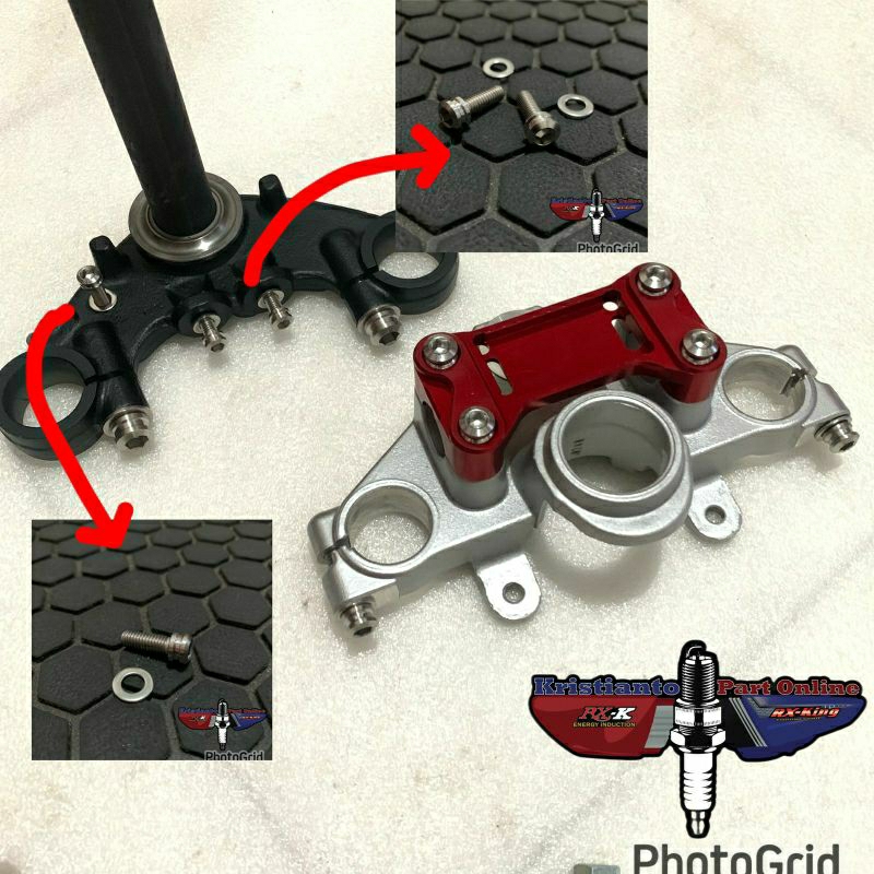 BAUT BREKET SELANG REM ATAS BAUT SEGITIGA CUSTOM PROBOLT RXKING RX KINH RXK RXS