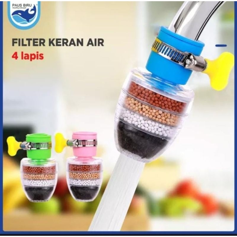 Saringan Air Kran 4 Batu Susun 6X Penyaring Filter Super