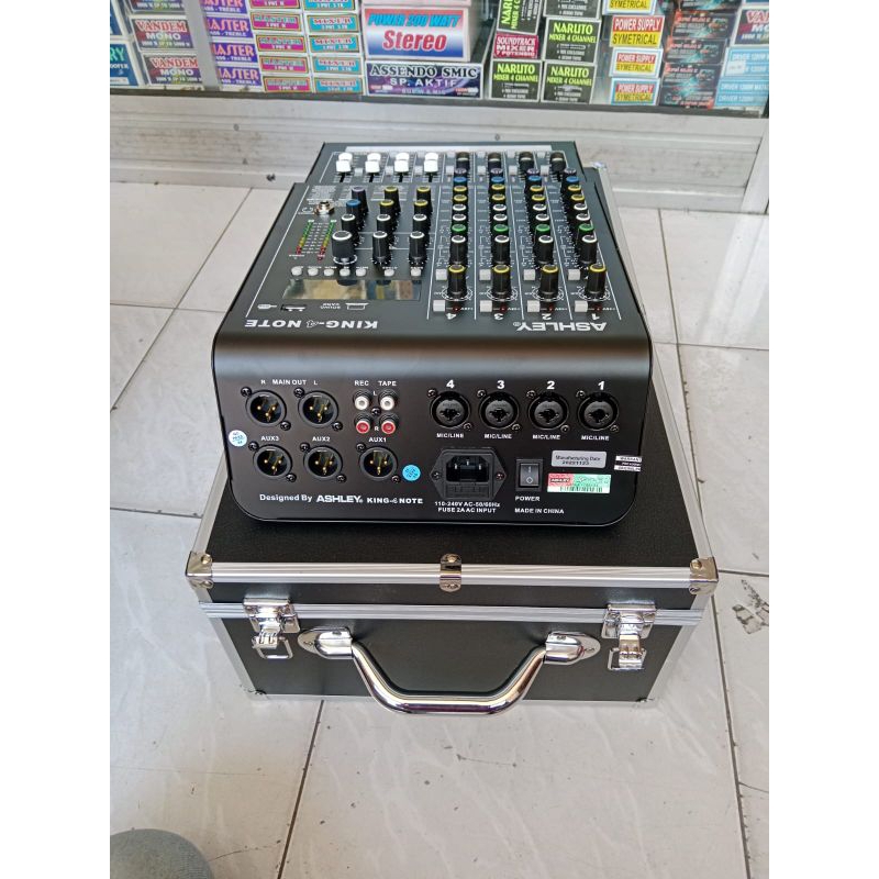 Mixer ASHLEY KING-4 NOTE - 4 Channel Original