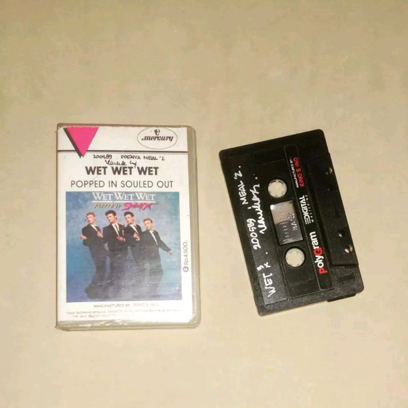 kaset wet wet wet popped in souled out