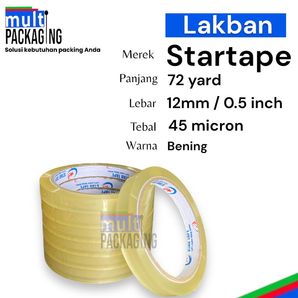 

lakban bening 12mm x 72 yard
