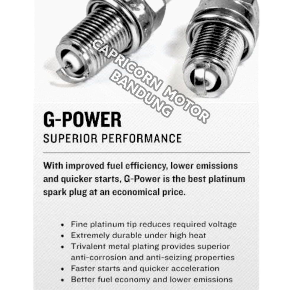 BUSI RACING NGK G POWER CPR6EAGP-9 PLATINUM Karisma Beat Vario Blade