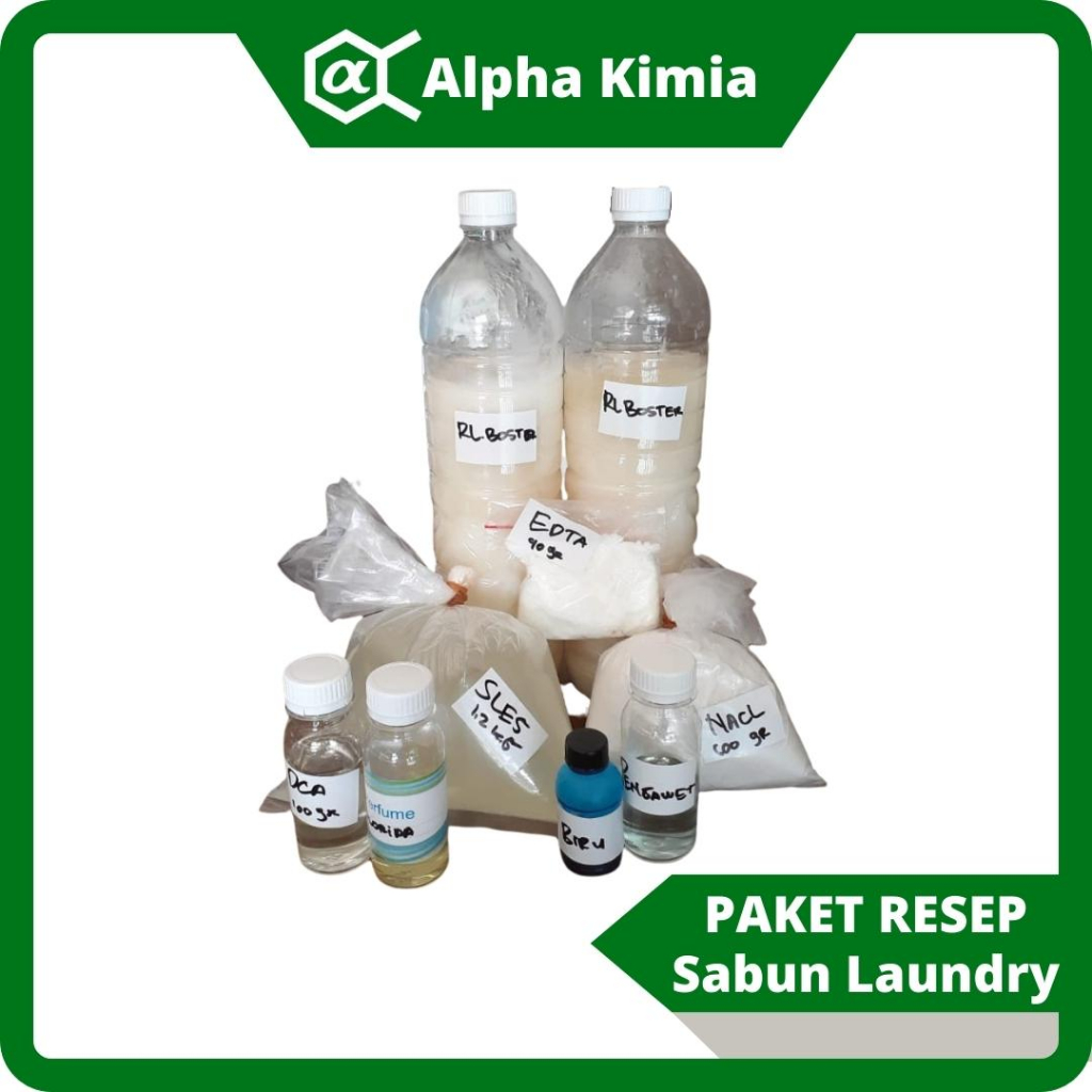 Paket Resep Bahan Sabun laundry