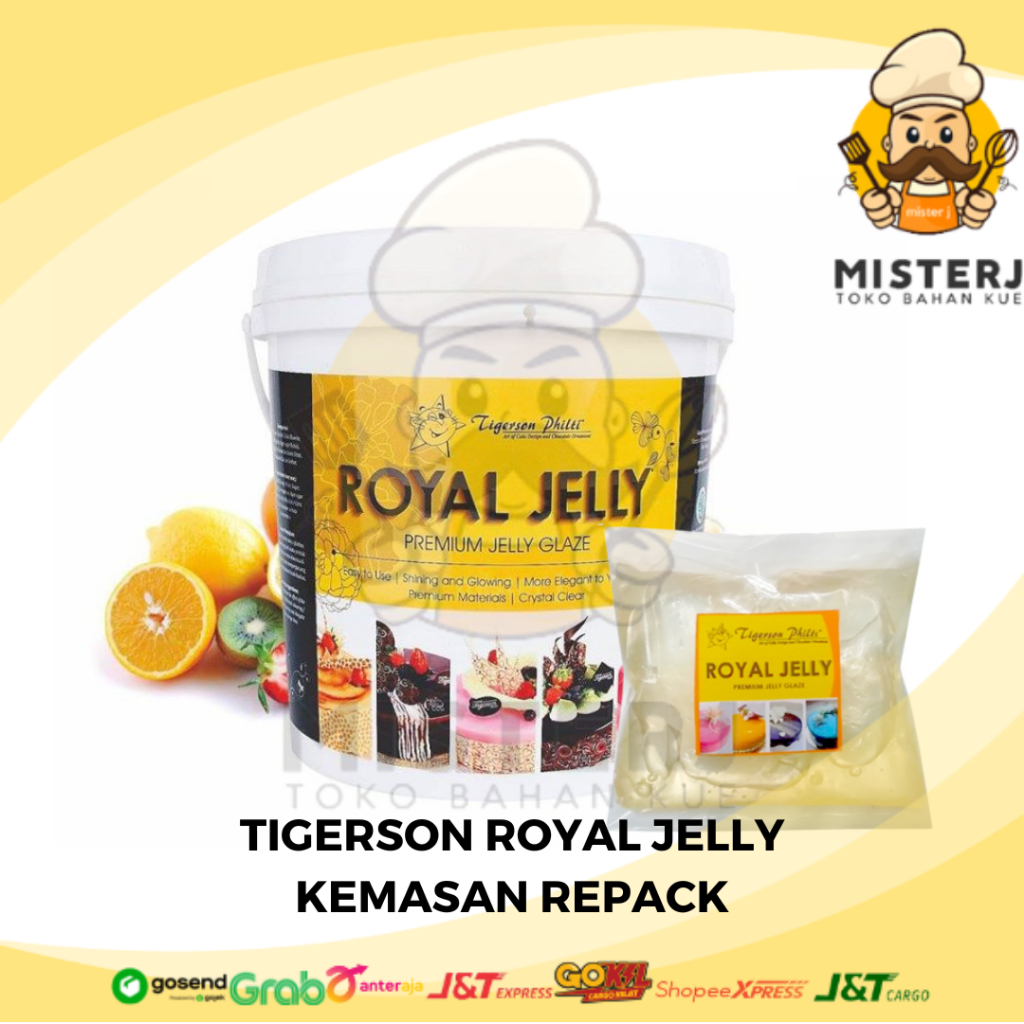 

Tigerson Royal Jelly Premium | Kemasan Repack | 250 Gram | 500 Gram | 1 Kg | Pengkilap Buah