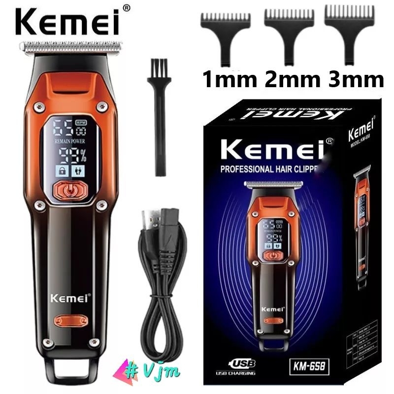 Alat Cukur Rambut Kemei KM-658/Profesional Hair Clipper kemei Km658