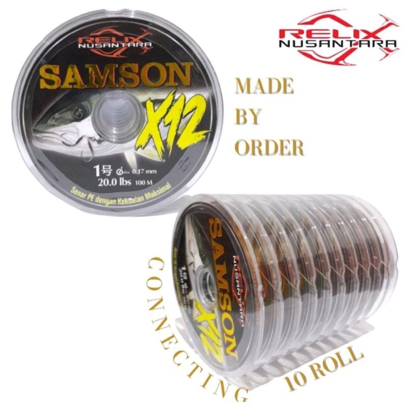 Benang Pe relix nusantara samson x12 100M (multicolour)