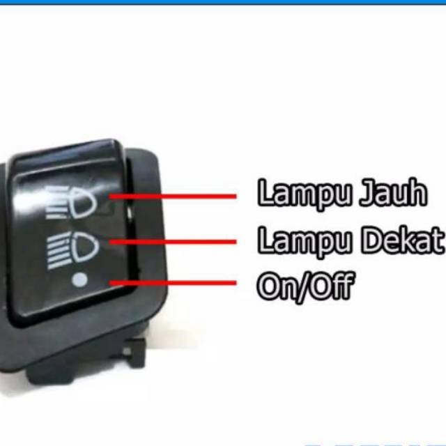 SAKLAR LAMPU MOTOR BEAT VARIO  SAKLAR ON-OFF