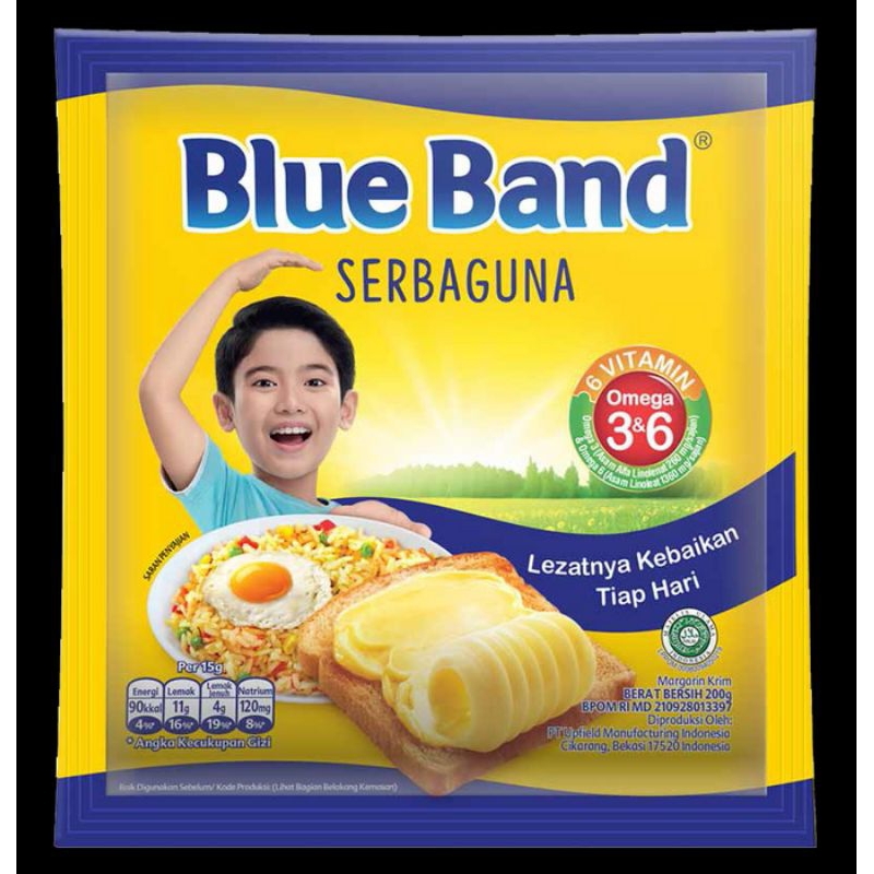 

Blueband margarin sachet 200gr