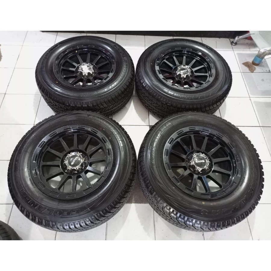 Velg Racing Bekas Mobil Fortuner Ring 17 Hsr Wheel Type DPR Ban 265 65 R17 Yokohama