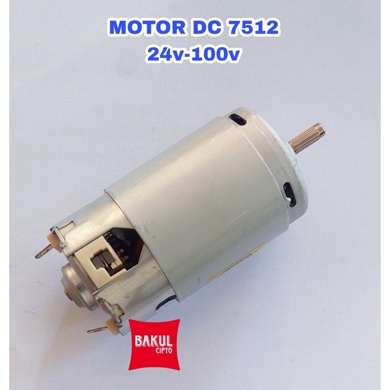 Dinamo dc motor DC 7512 12v-100v