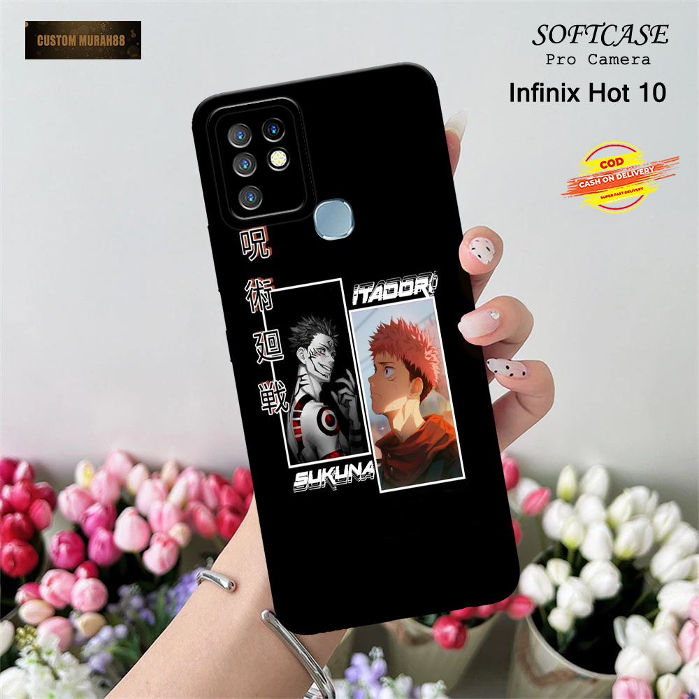 Case Infinix Hot 10 - Fashion Case ANIME - Casing Hp  Infinix Hot 10 - Softcase  Infinix Hot 10 - Mi