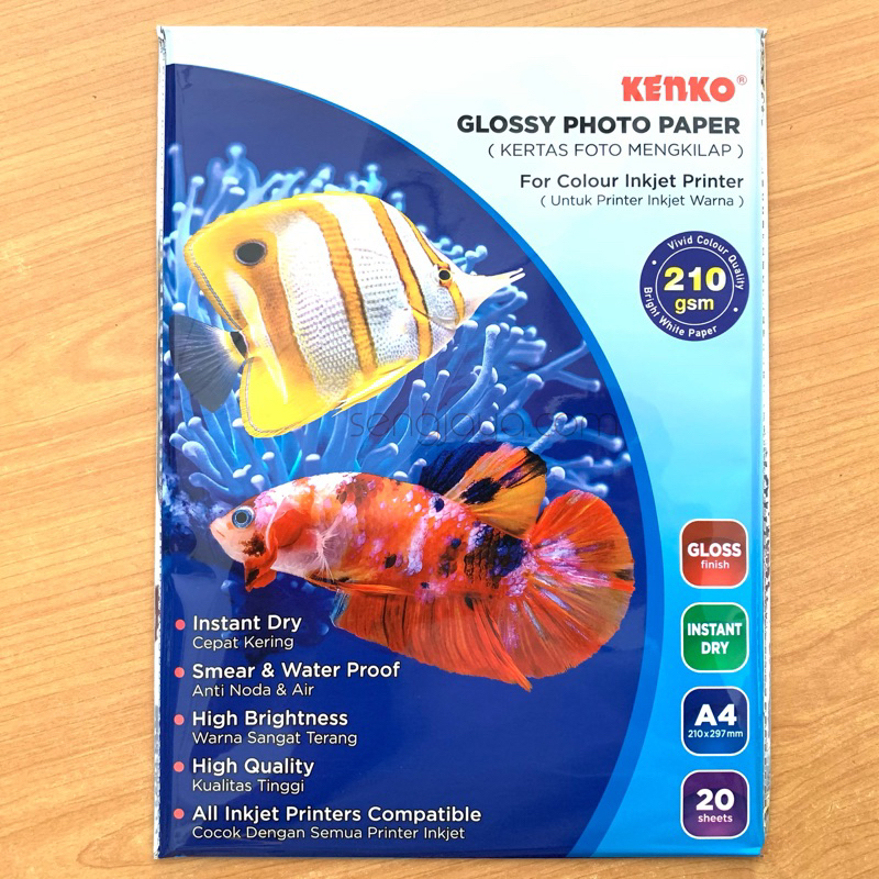 

Glossy Photo Paper A4 210gsm