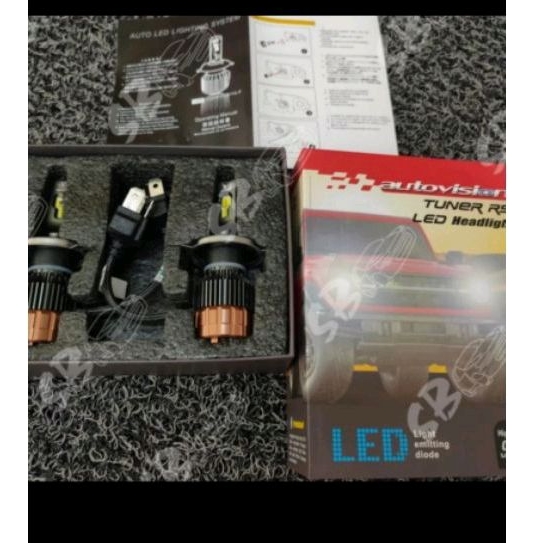 LED H4 Autovision 3 Warna Garansi 1 tahun Original Resmi
