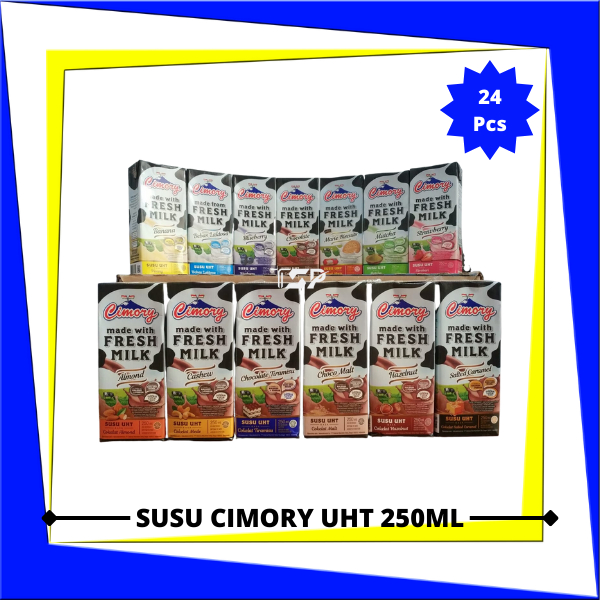 

DA Susu Cimory UHT Varian Rasa 250ml x 24 Pcs (1 Karton)