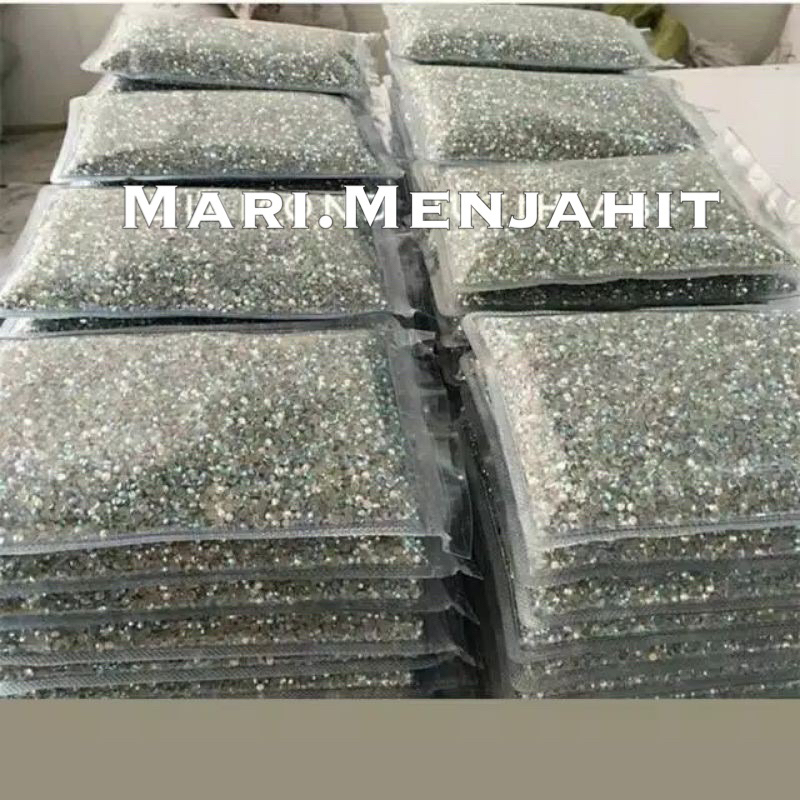 SWAROSKI PAYET MOTE HIJAB GOSOK MANIK LOGO HOTFIX HOT 5MM PAYET KRISTAL DIAMOND GOSOK PAYET TEMPEL M