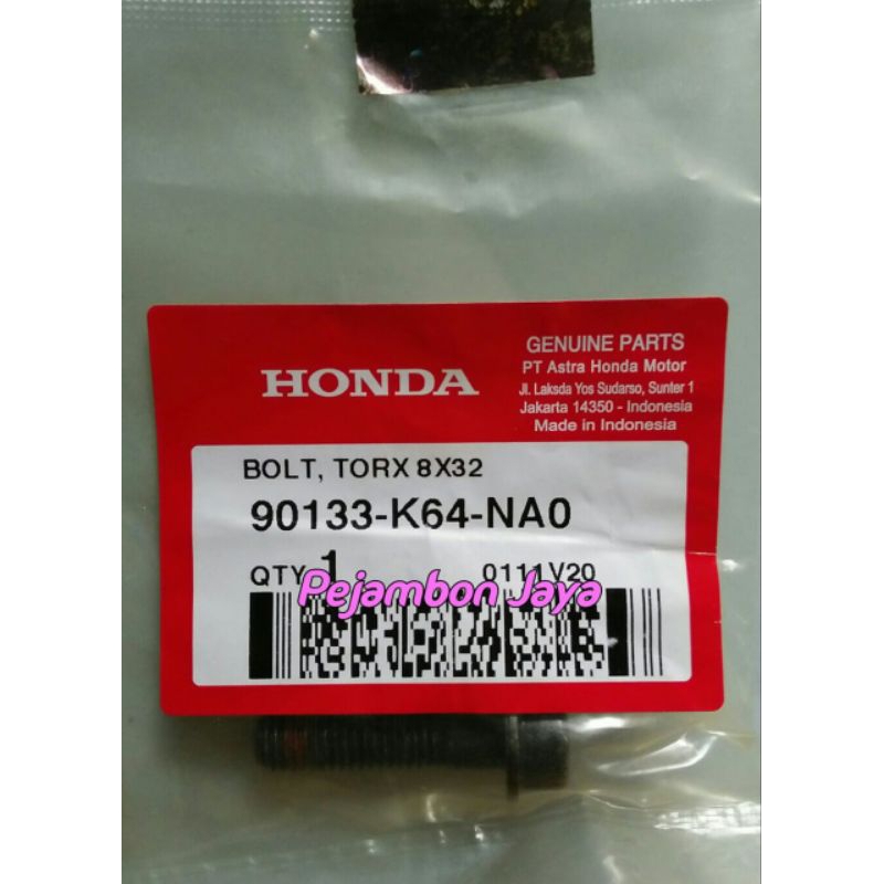 90133K64NA0 BOLT TORX 8X32