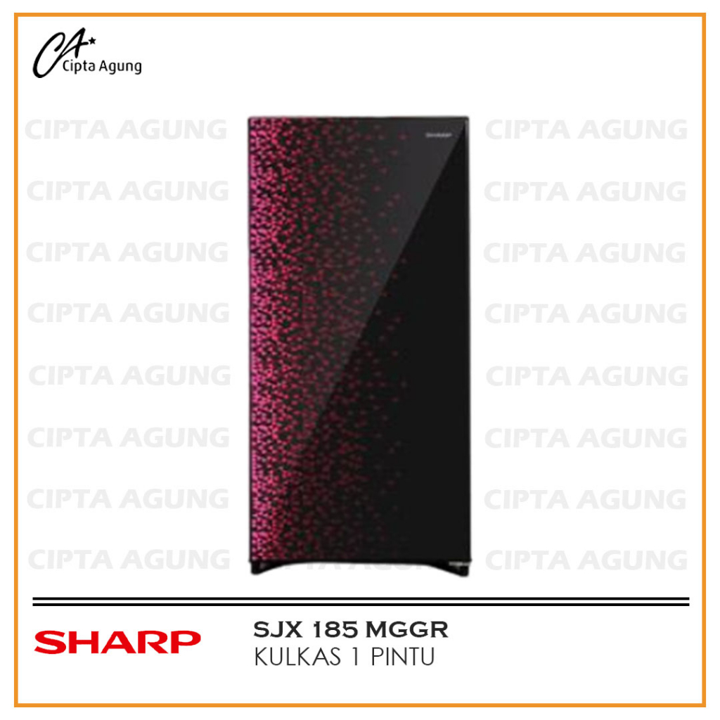 SHARP KULKAS 1 PINTU SHARP SJX 185 MGGR SJX-185 MG GR - [BDG]