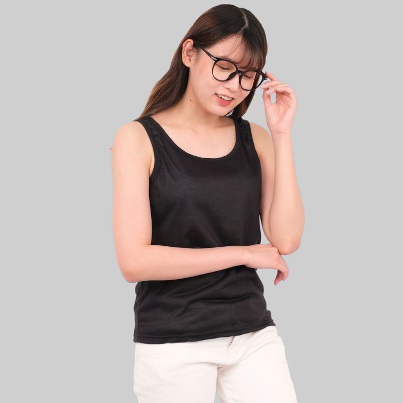 6pcs /Tank top Tali Besar Wanita Dewasa Dan Tank top Tali Kecil / Manset Wanita / Singlet perempuan Remaja Murah Terbaru / Teng Top Tali/ Teng top Tali Besar-6