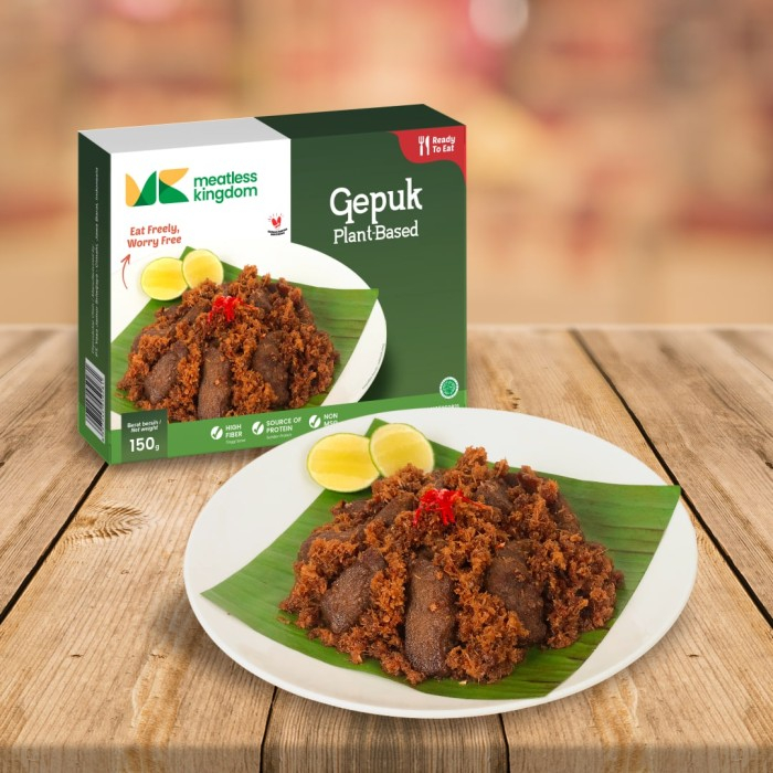 

Meatless Kingdom - Gepuk Plant Based [VEGAN] Mushome