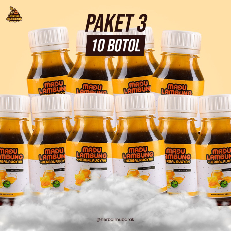 

Paket 3 Madu Lambung Mubarak I Madu Lambung I Maag I Gerd