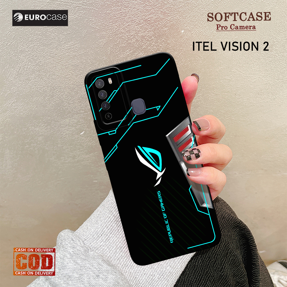 Soft Case Hp Itel Vision 2 - eurocase - Fashion Case Gaming - Casing Itel Vision 2 - Kasing Hp Itel 