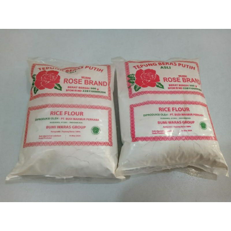 

NEW!! Tepung Beras Putih Rose Brand 500gram / Rice Flour