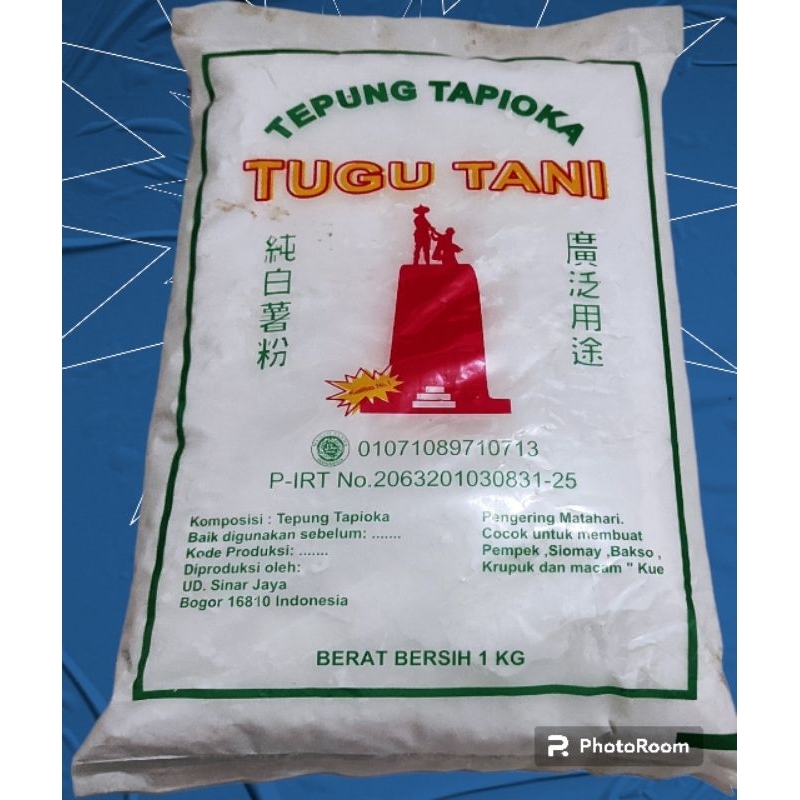 

tepung tapioka bogor merek tugu tani