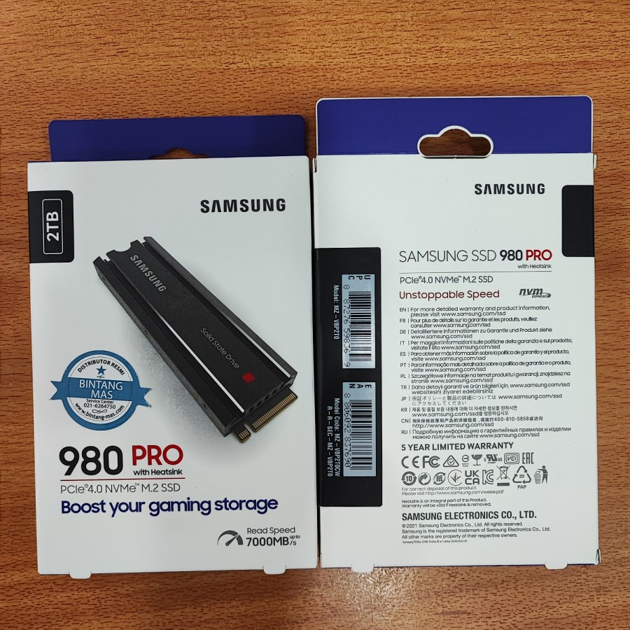 Samsung SSD 980 990 PRO PCIe NVMe Gen4 M.2 (2280) SSD 1TB 2TB
