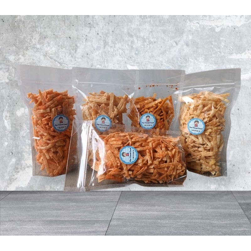 

cemilan/camilan sistik pangsit 250gram