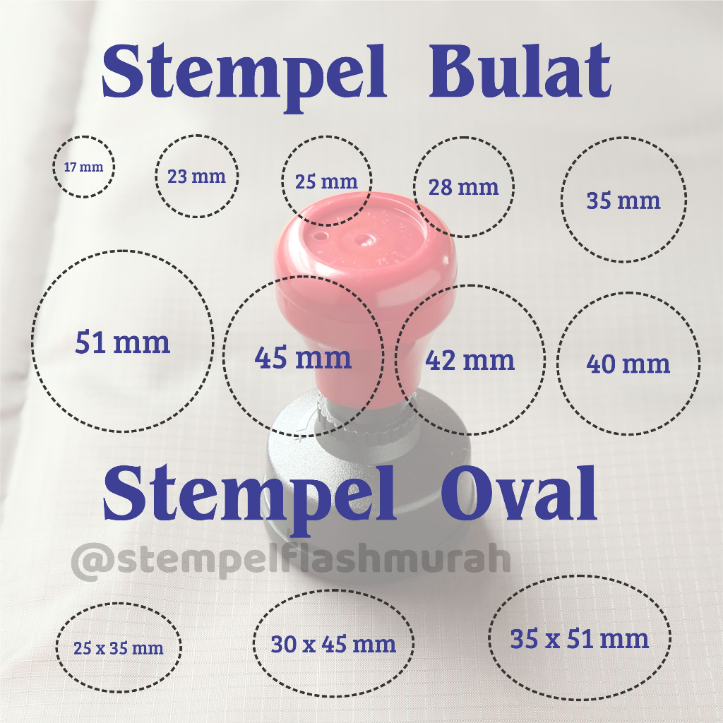 

stempel flash BULAT OVAL otomatis stamp stample original murah berkualitas